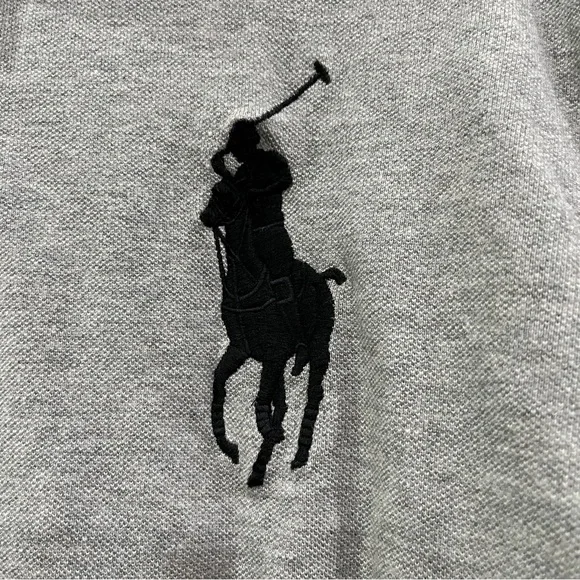 Polo Ralph Lauren Sz XL Shirt big pony chief keef y2k swag drill rugby grey NWT - Picture 3 of 8
